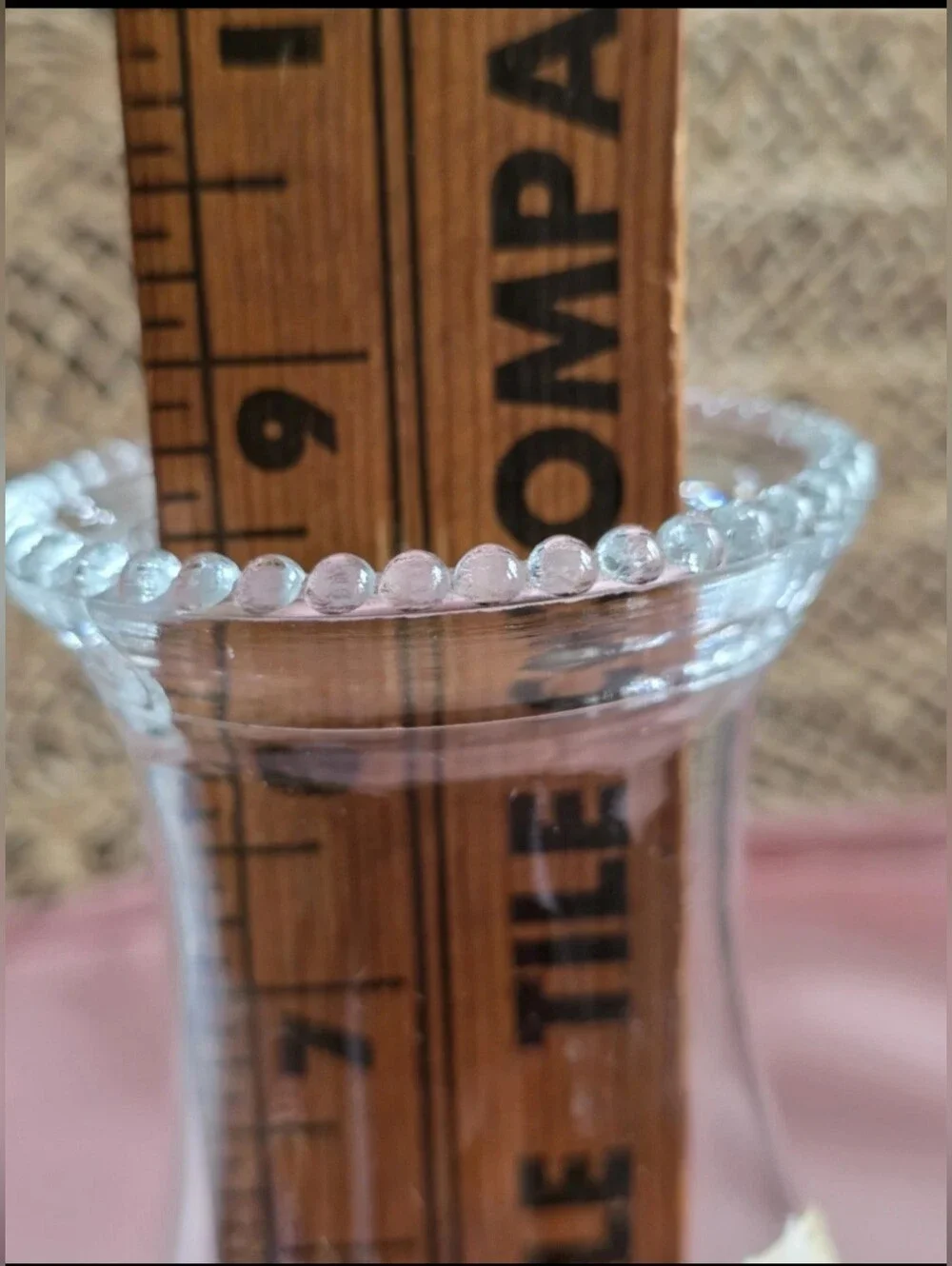 Vintage Indiana Glass Hurricane Lamp Shade